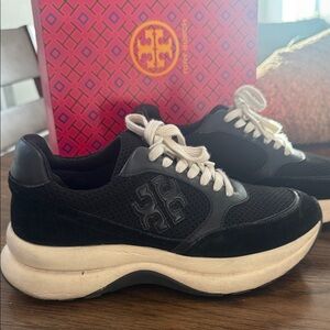 Tory Burch Black and White Women's Sneakers